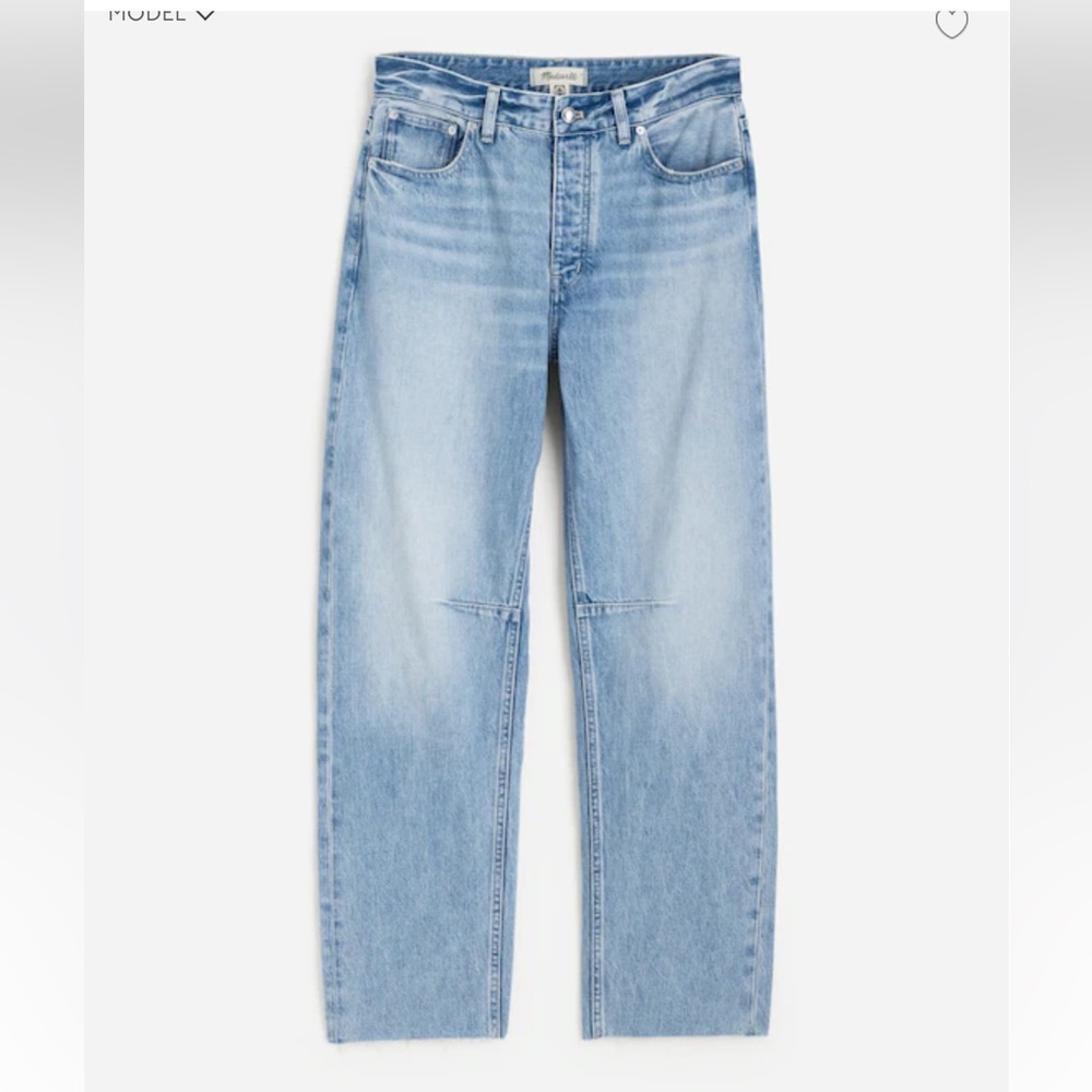 Madewell The Darted Barrel-Leg Jean
Edmonson WashRigid NWT SZ‎ 32 - Picture 6 of 13